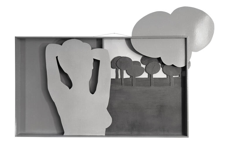 Catalogue raisonné, Claude Gilli, Nu devant la fenêtre — 1964