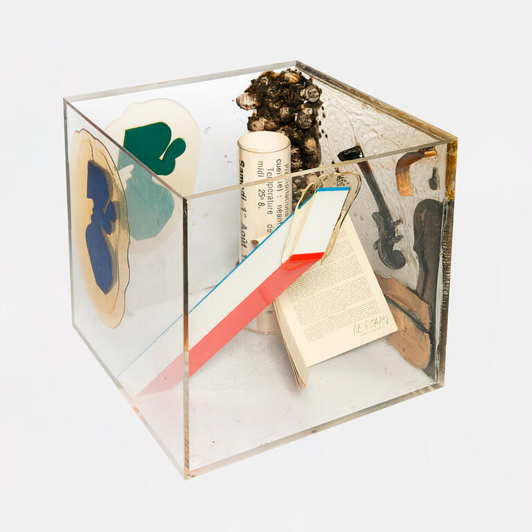 Catalogue raisonné, Claude Gilli, Le Cube de l'Ecole de Nice — 1973