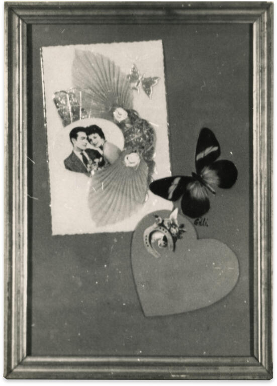 Catalogue raisonné, Claude Gilli, Ex-voto (papillon) — 1961