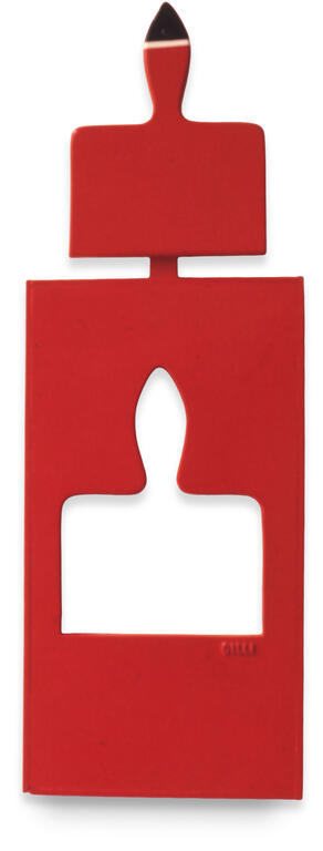 Catalogue raisonné, Claude Gilli, Négatif et positif (rouge) — 1967