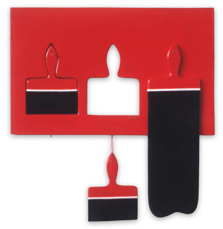 Catalogue raisonné, Claude Gilli, Négatif et positif (coulée noire) — 1967