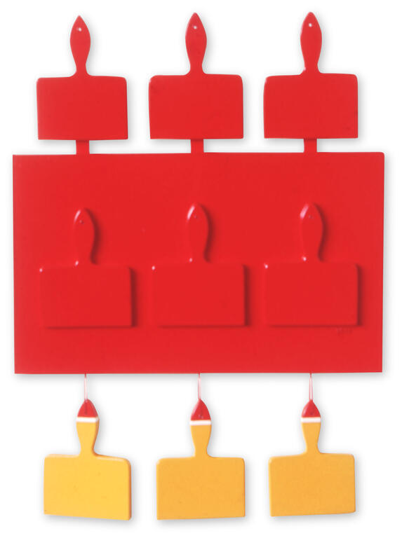 Catalogue raisonné, Claude Gilli, Négatif et positif (rouge-jaune) — 1967