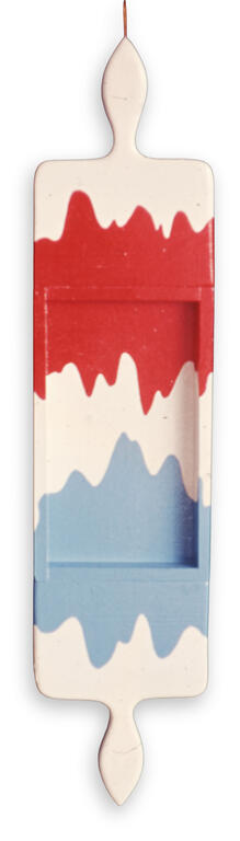 Catalogue raisonné, Claude Gilli, Bleu et rouge — 1966