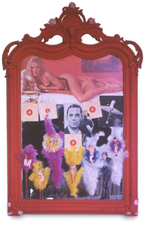 Catalogue raisonné, Claude Gilli, Ex-voto aux boutons de fleurs de cimetière — circa 1962