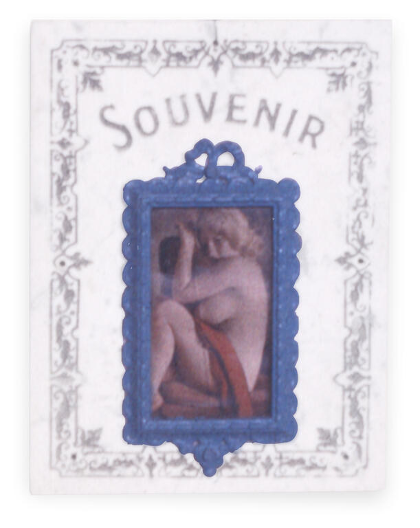 Catalogue raisonné, Claude Gilli, Ex-voto (souvenir-pin up) — circa 1961