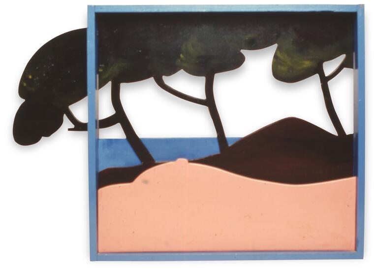 Catalogue raisonné, Claude Gilli, Paysage Méditerranéen ou Paysage et nu — 1963