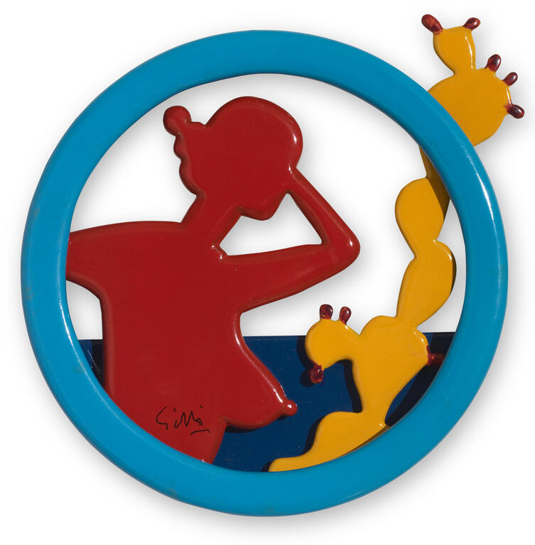 Catalogue raisonné, Claude Gilli, Femme au cactus — 2005