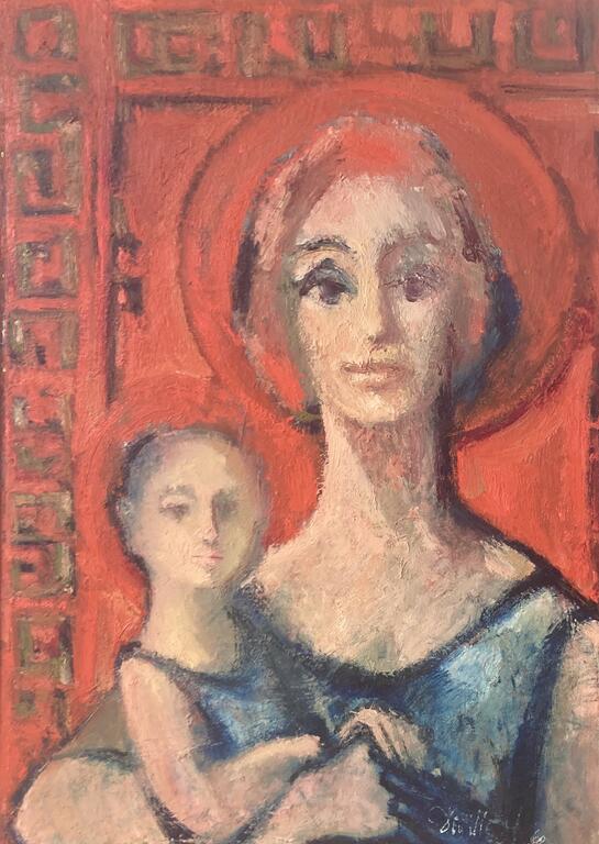 Catalogue raisonné, Adolphe Deville, Vierge à l'enfant, 1960