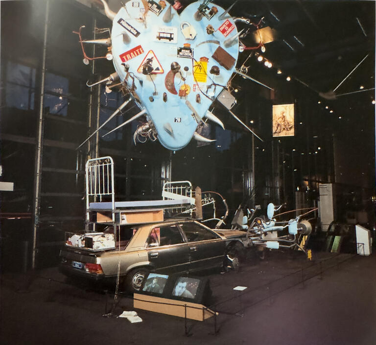 Catalogue raisonné, Jean-Jacques Lebel, Monument à Félix Guattari - 1994