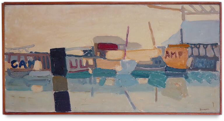 Catalogue raisonné, André Stempfel, Sans titre (paysage) — 1957