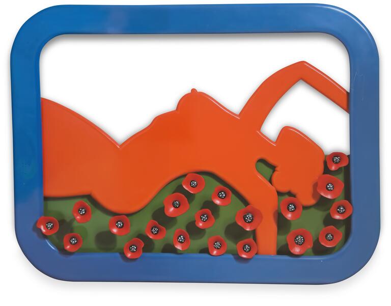 Catalogue raisonné, Claude Gilli, Femme aux coquelicots — 2007