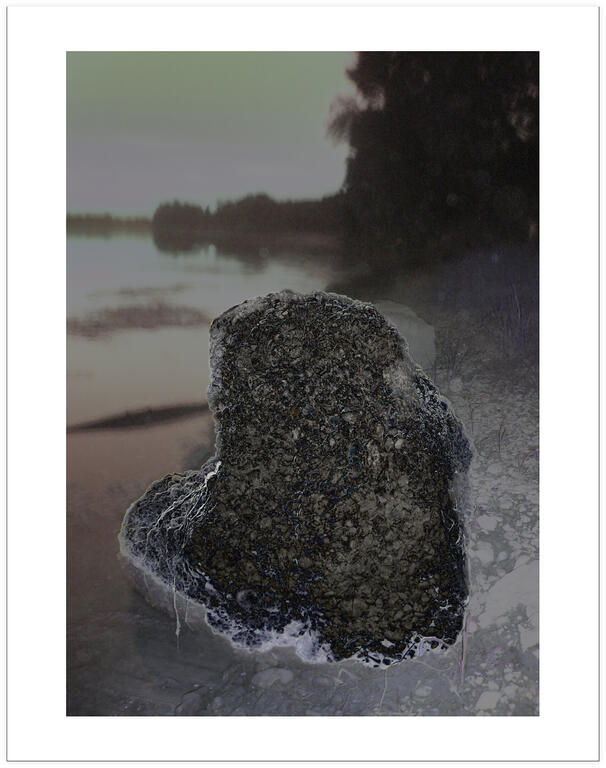 Catalogue raisonné, Daniel Boursin, sentinelle rocher — 2008