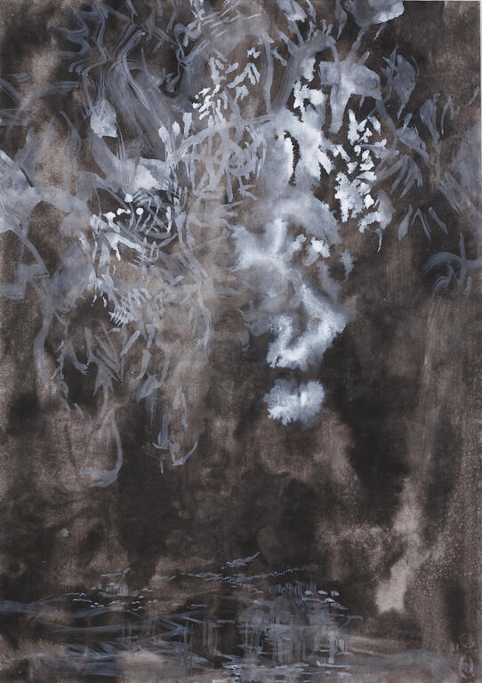 Catalogue raisonné, Daniel Boursin, blossom in grotto — 2008