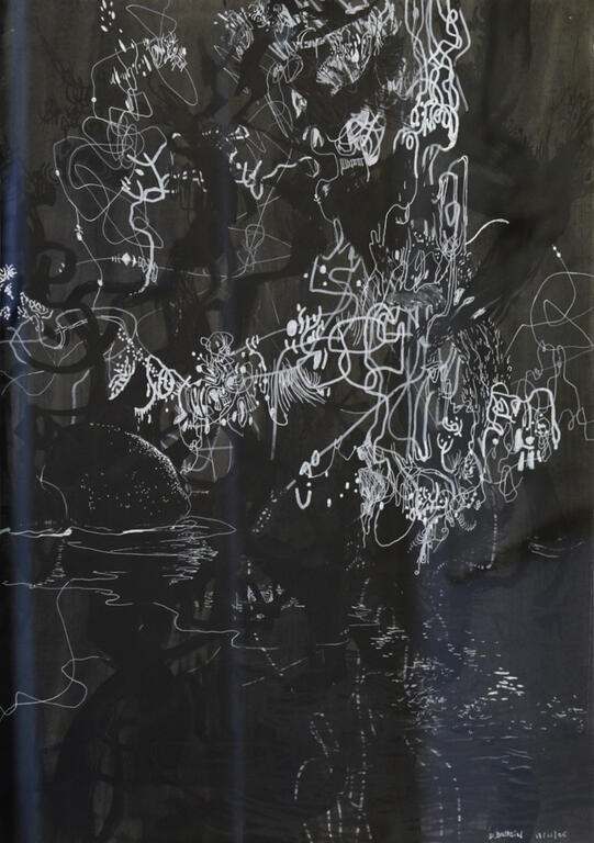 Catalogue raisonné, Daniel Boursin, light cascade — 2006