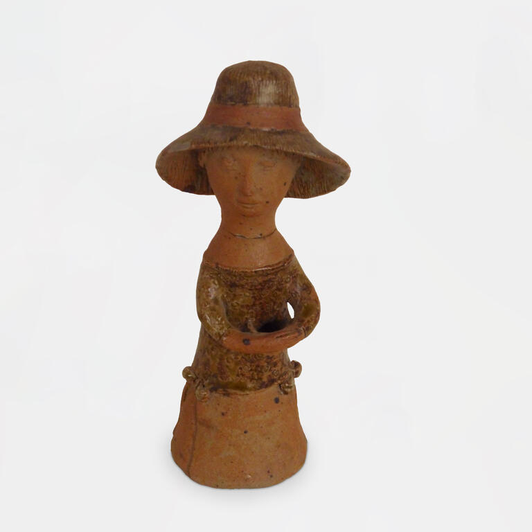 Catalogue raisonné, Jean & Jacqueline Lerat, Femme au chapeau élargi (bouquetière), 1978