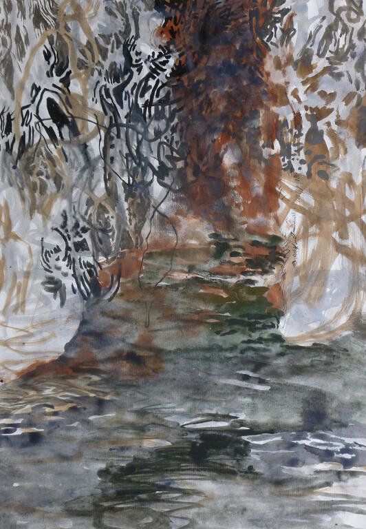 Catalogue raisonné, Daniel Boursin, river bank — 2013