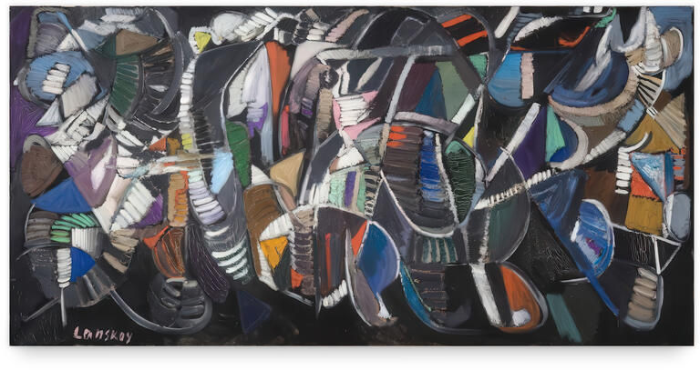 Catalogue raisonné, André Lanskoy, Composition noire, circa 1947