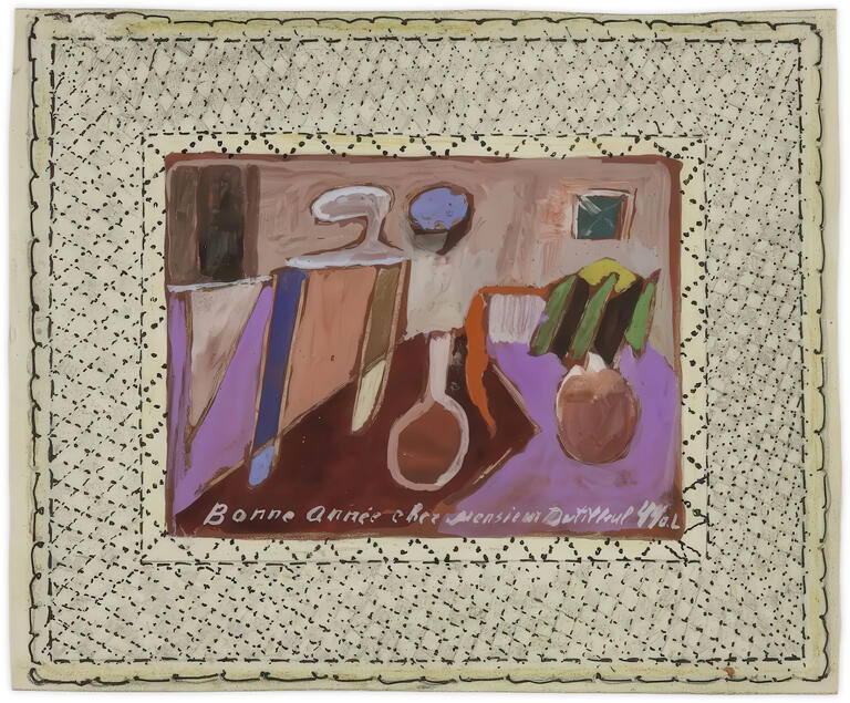 Catalogue raisonné, André Lanskoy, Bonne année cher Monsieur Dutilleul, 1943