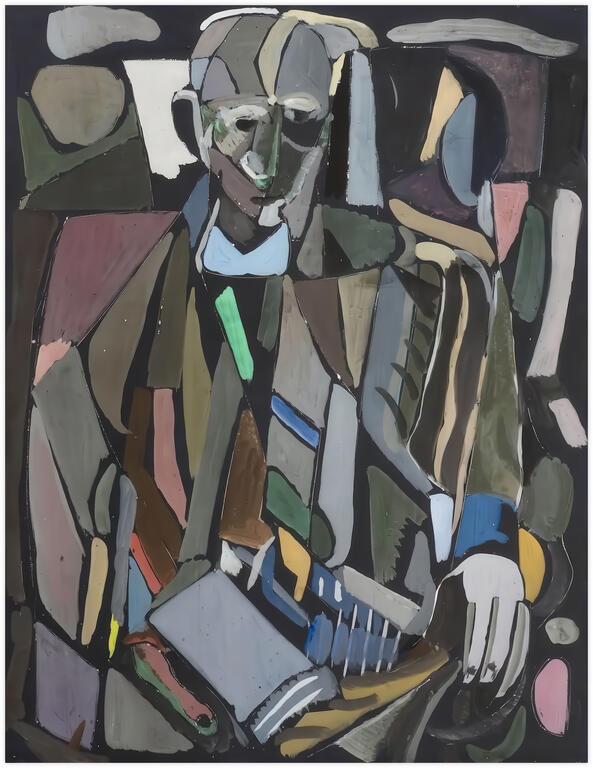 Catalogue raisonné, André Lanskoy, Portrait d'homme, circa 1938-1940