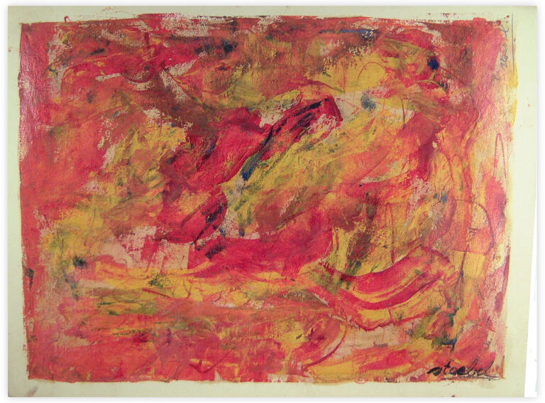 Catalogue raisonné, Edgar Stoëbel, abstract blue note — 
