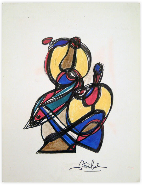 Catalogue raisonné, Edgar Stoëbel, abstract — 