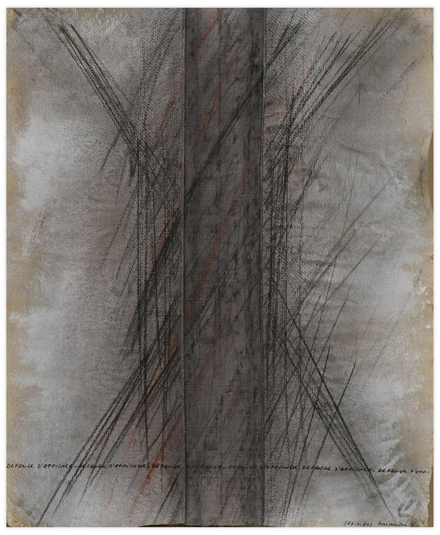 Catalogue raisonné, Henri Maccheroni, Défense d'afficher - circa 1982