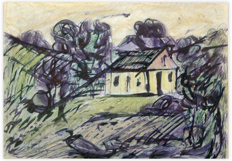 Catalogue raisonné, Edgar Stoëbel, landscape — 