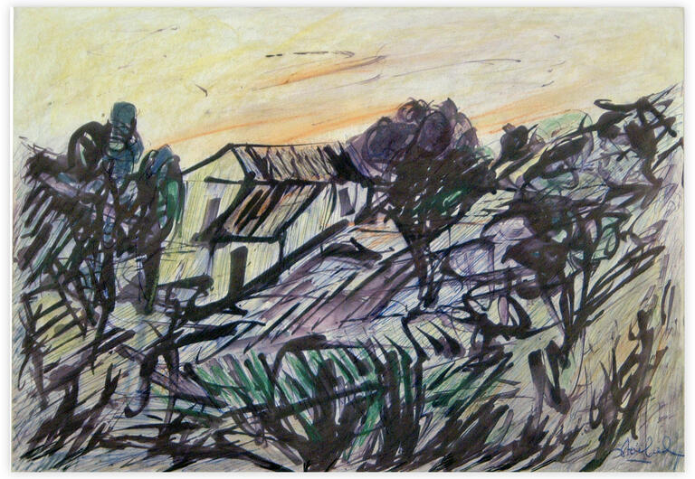 Catalogue raisonné, Edgar Stoëbel, landscape — 