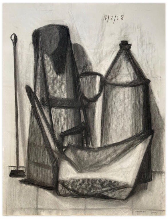 Catalogue raisonné, Henri Maccheroni, Sans titre, Journal de l’œuvre - 1958
