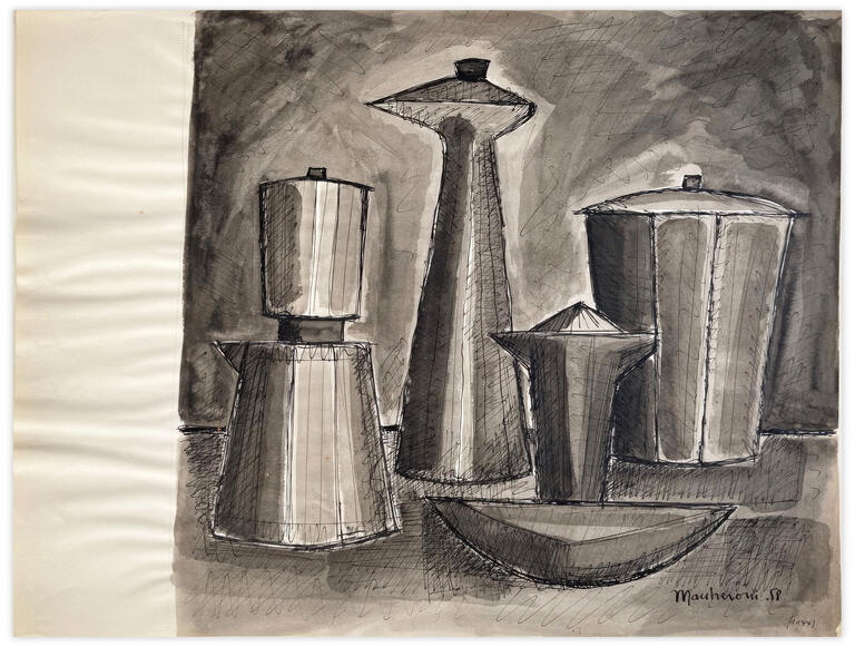 Catalogue raisonné, Henri Maccheroni, Sans titre, Journal de l’œuvre - 1958

