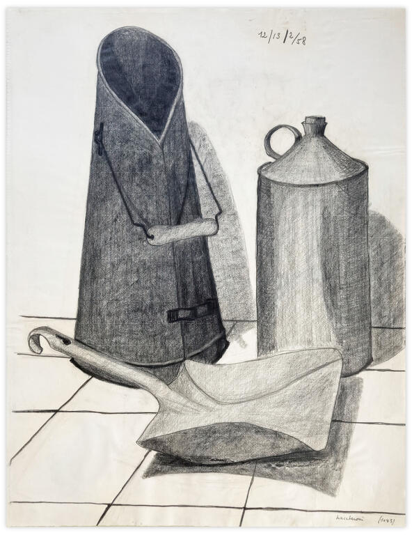 Catalogue raisonné, Henri Maccheroni, Sans titre, Journal de l’œuvre - 1958
