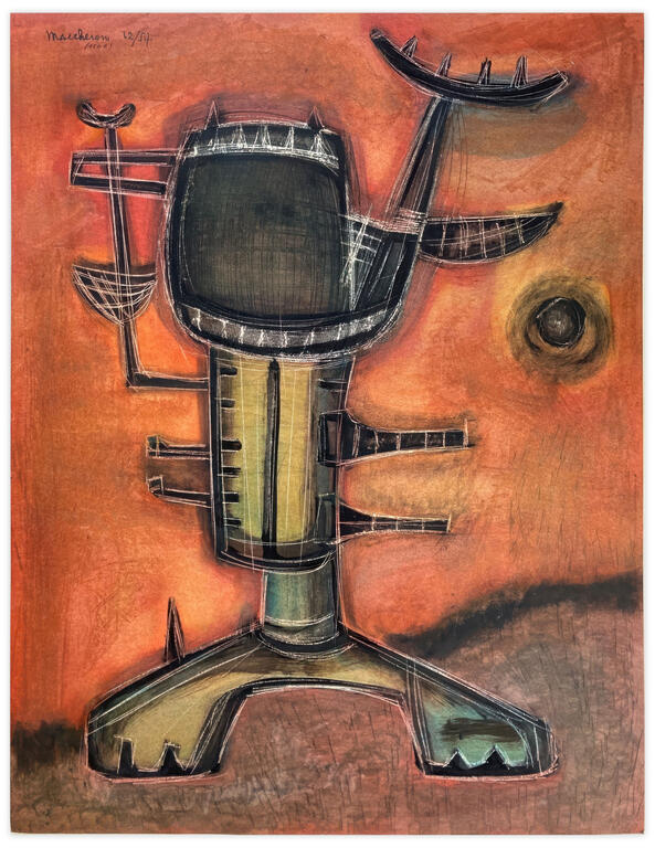 Catalogue raisonné, Henri Maccheroni, Sans titre, Journal de l’œuvre - 1957
