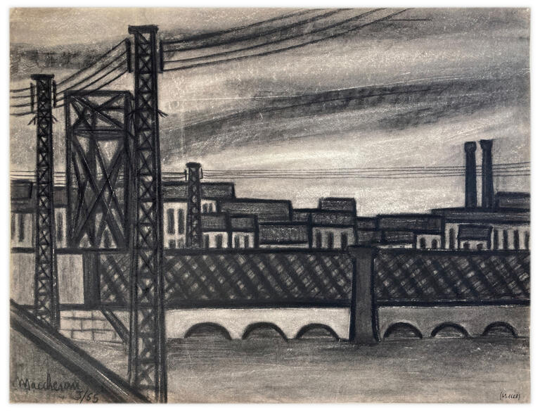 Catalogue raisonné, Henri Maccheroni, Sans titre, Journal de l’œuvre - 1955
