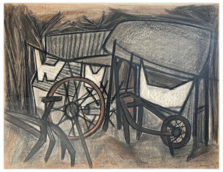 Catalogue raisonné, Henri Maccheroni, Sans titre, Journal de l’œuvre - 1955
