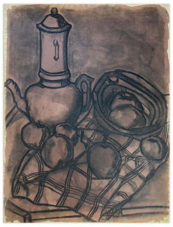 Catalogue raisonné, Henri Maccheroni, Sans titre, Journal de l’œuvre - 1953