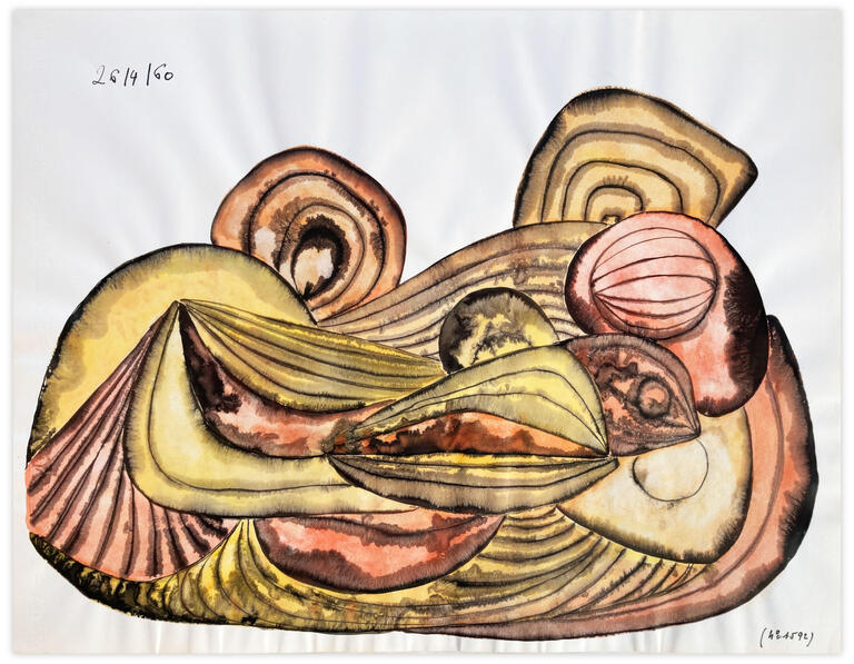 Catalogue raisonné, Henri Maccheroni, Sans titre, Journal de l’œuvre, Les Monde inachevés - 1960
