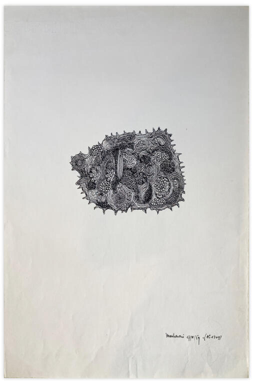 Catalogue raisonné, Henri Maccheroni, Sans titre, Journal de l’œuvre - 1959