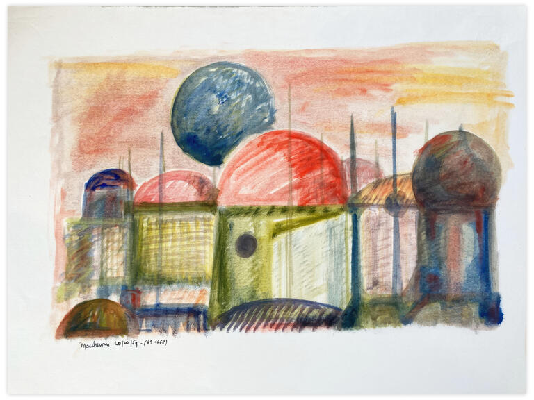 Catalogue raisonné, Henri Maccheroni, Sans titre, Journal de l’œuvre - 1959