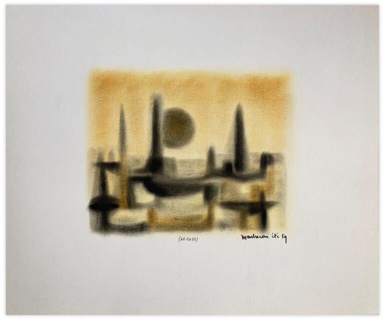 Catalogue raisonné, Henri Maccheroni, Sans titre, Journal de l’œuvre, Les Mondes inachevés - 1959