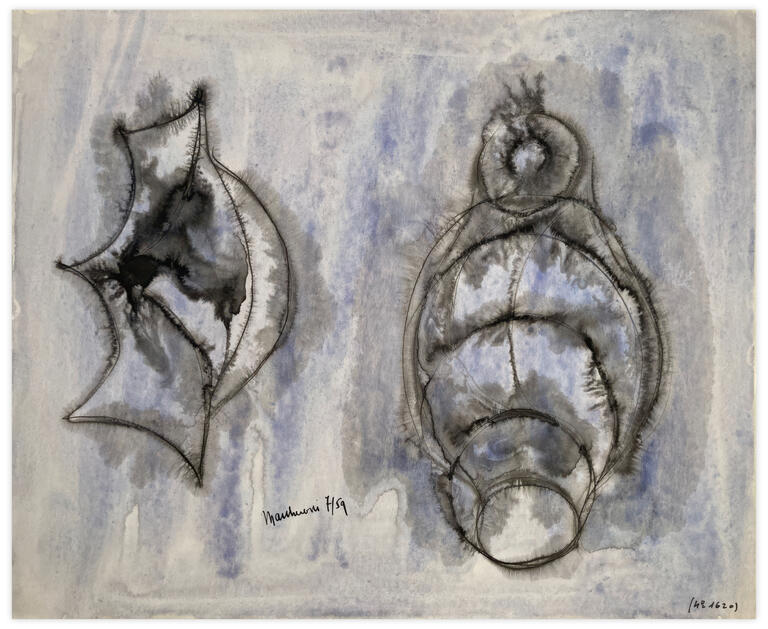 Catalogue raisonné, Henri Maccheroni, Sans titre, Journal de l’œuvre, Les Mondes inachevés - 1959