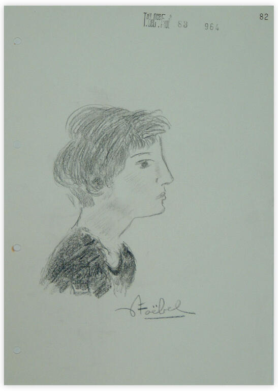 Catalogue raisonné, Edgar Stoëbel, portrait de femme — 