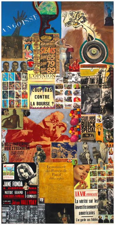 Catalogue raisonné, Jean-Jacques Lebel, Les Manuscrits de Pascal - 1962