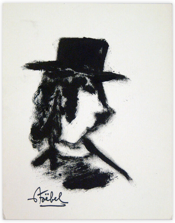 Catalogue raisonné, Edgar Stoëbel, avec chapeau — 