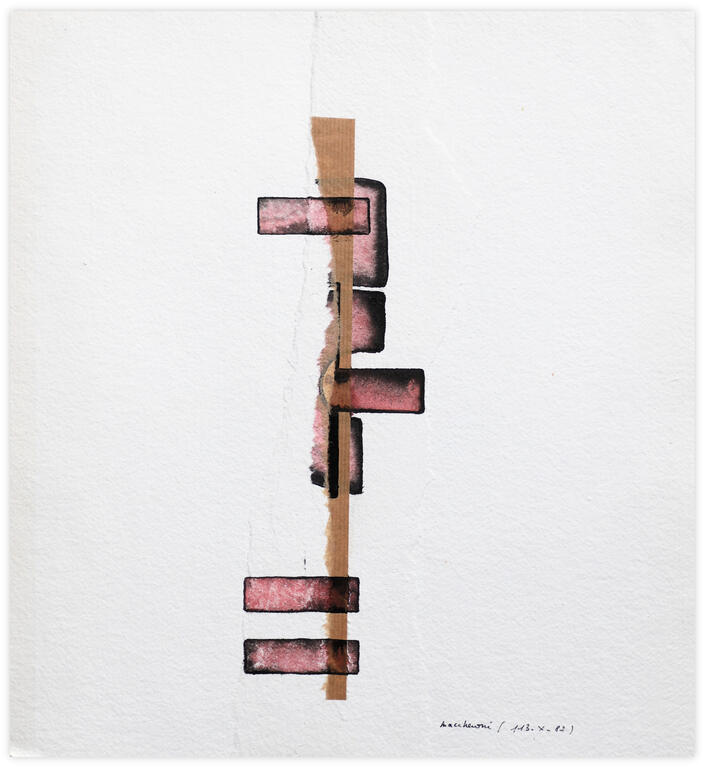 Catalogue raisonné, Henri Maccheroni, Archéologies blanches - 1982