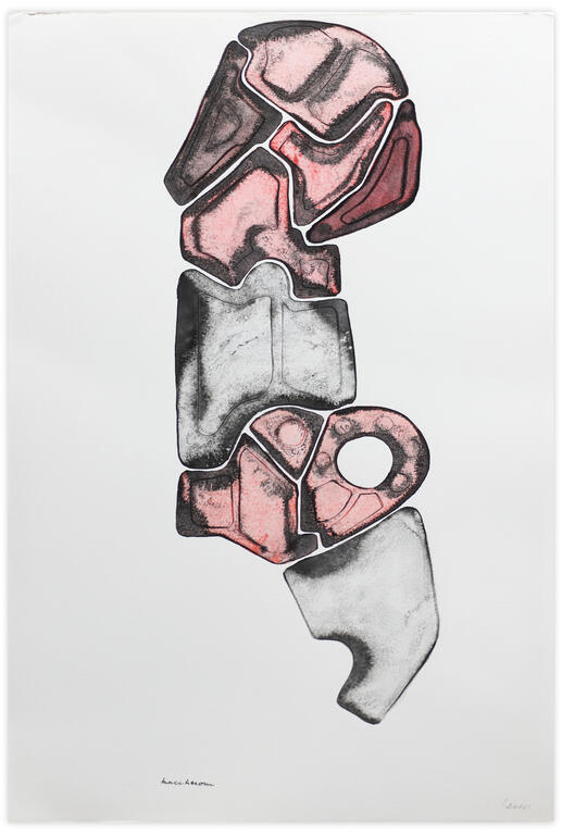 Catalogue raisonné, Henri Maccheroni, Archéologies blanches II - 1976