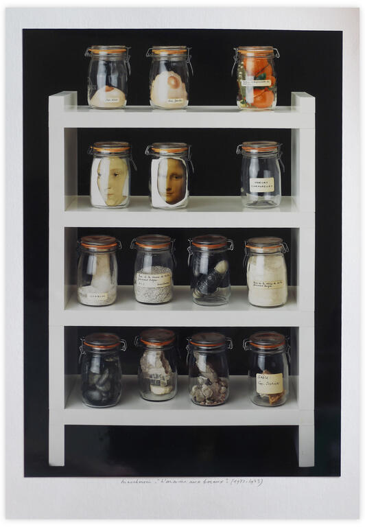 Catalogue raisonné, Henri Maccheroni, La seconde Armoire aux bocaux ; Les Attitudes socio-critiques - circa 1972-1973