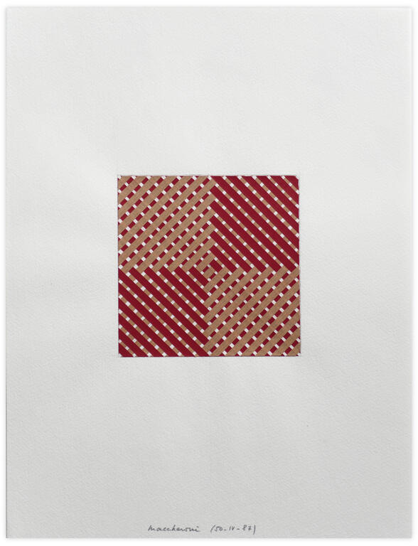 Catalogue raisonné, Henri Maccheroni, Cartouche ; Egypte-bleu 3ème série, variation Olizane - 1987