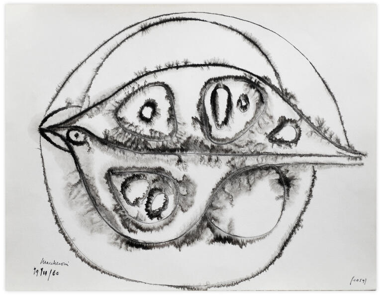 Catalogue raisonné, Henri Maccheroni, Sans titre, Journal de l’œuvre - 1960