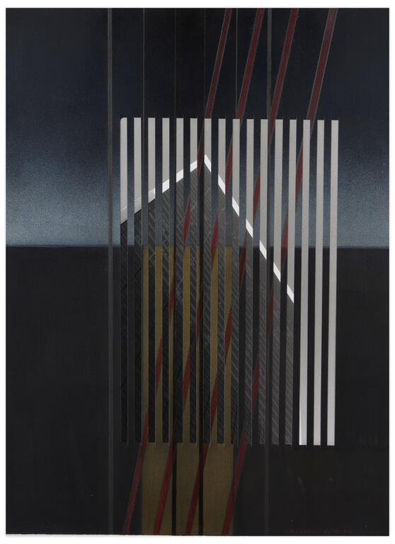 Catalogue raisonné, Henri Maccheroni, Manhattan-gris - circa 1980