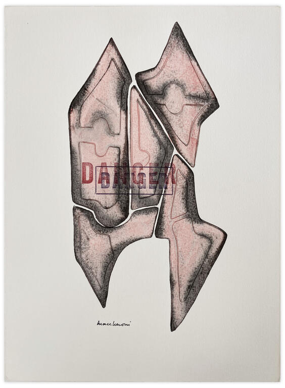 Catalogue raisonné, Henri Maccheroni, Archéologies blanches II - 1976